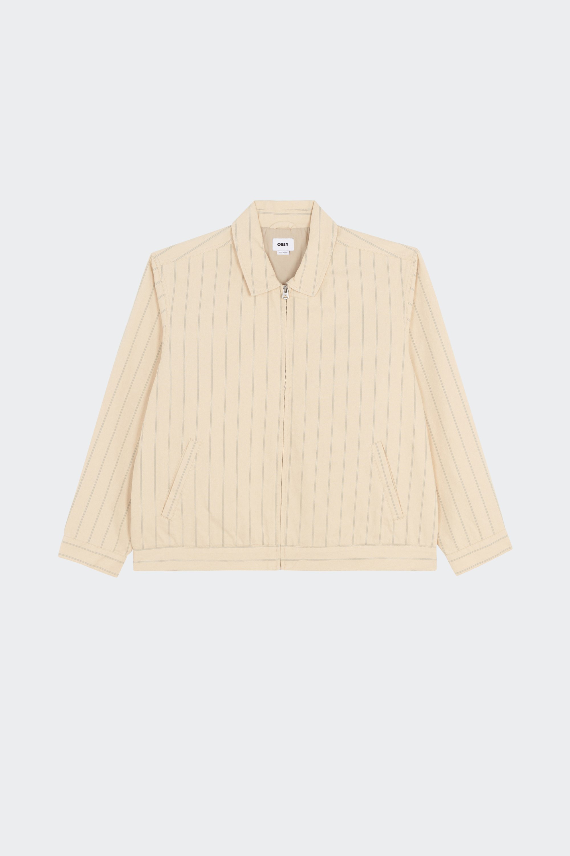 Jacket | Beige by OBEY Jacket Beige