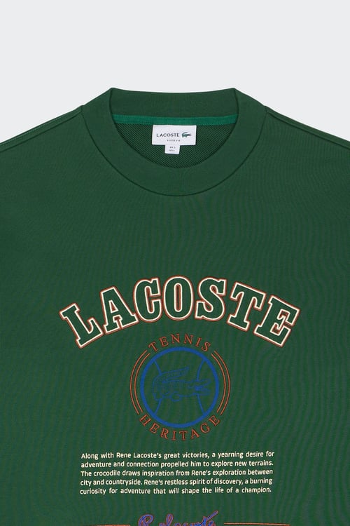 LACOSTE Sweatshirt Vert