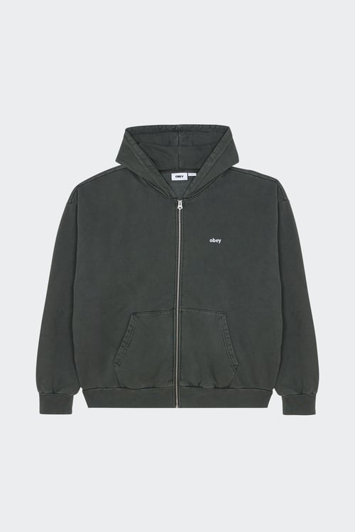 OBEY Hoodie zippé Noir