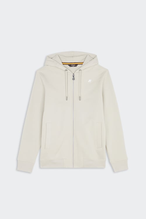 Hoodie zippé - Taille S Beige