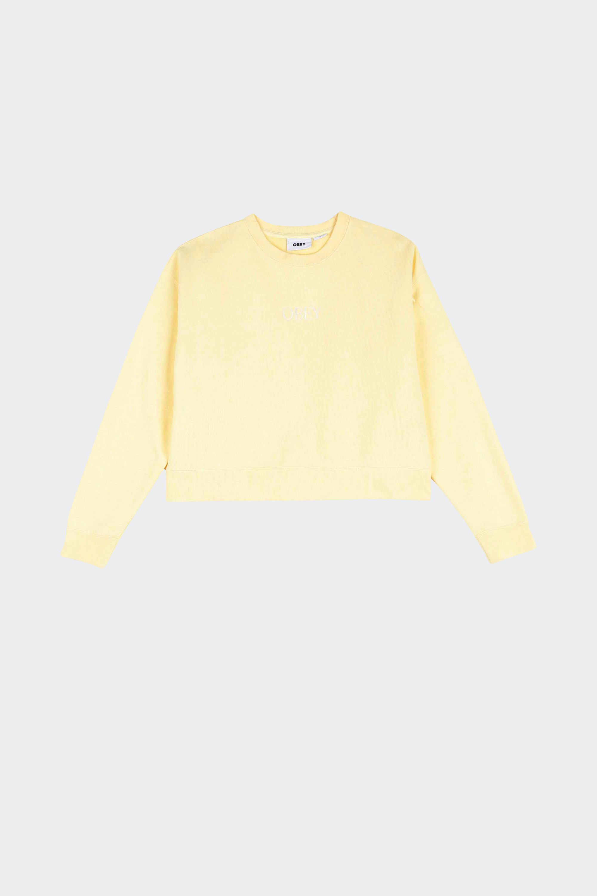 Sweat  | Jaune by OBEY Sweat  Jaune
