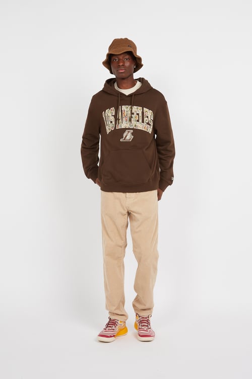 NEW ERA Hoodie Marron