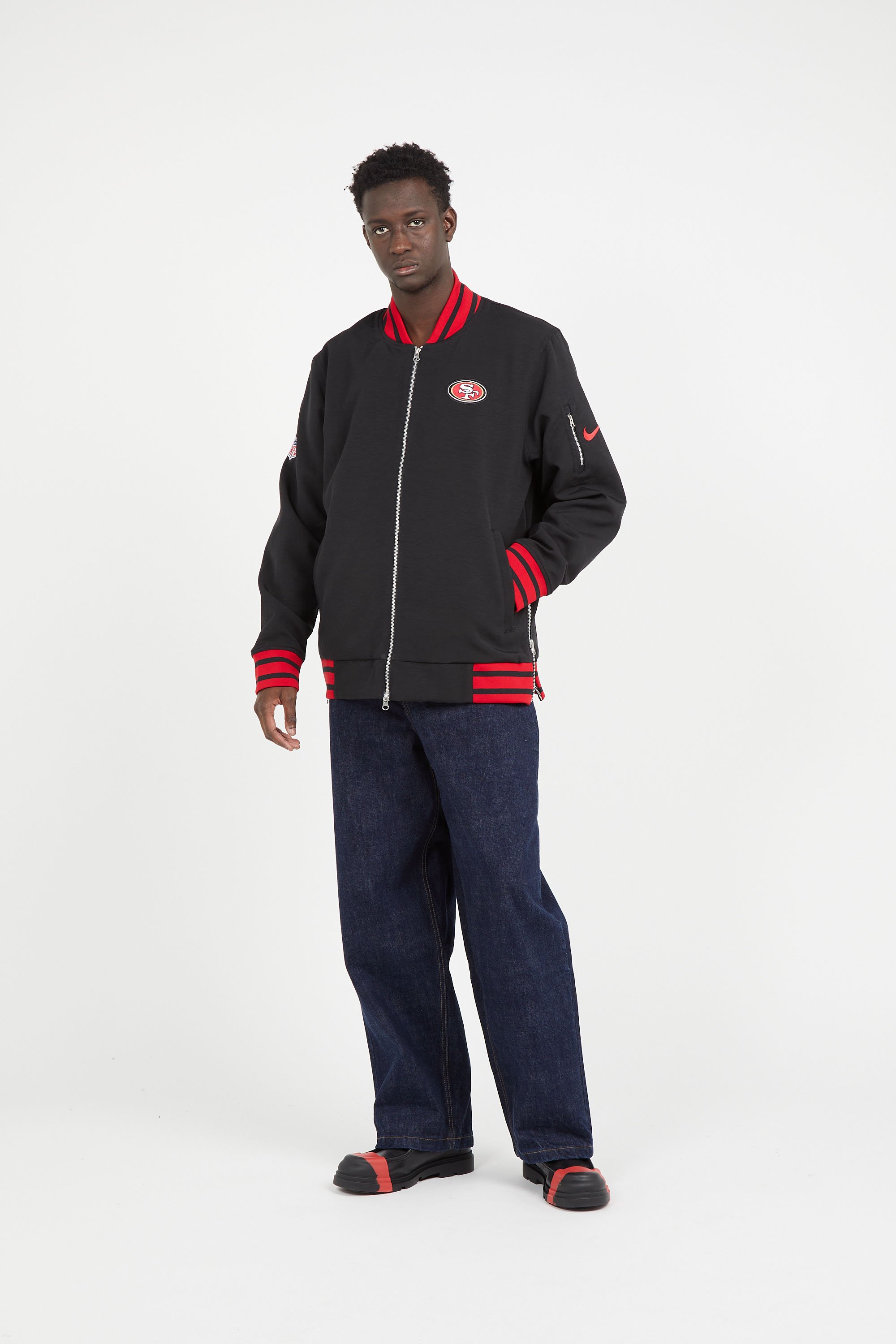 Bomber jacket | Black by NIKE NFL Bomber jacket Black