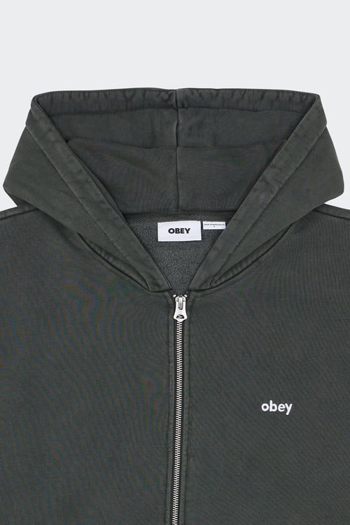 OBEY Hoodie zippé Noir