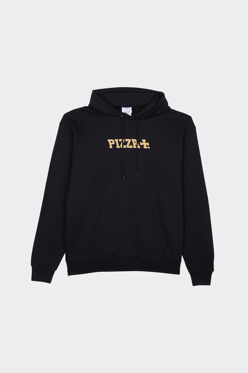 PIZZA SKATEBOARD Hoodie  Noir