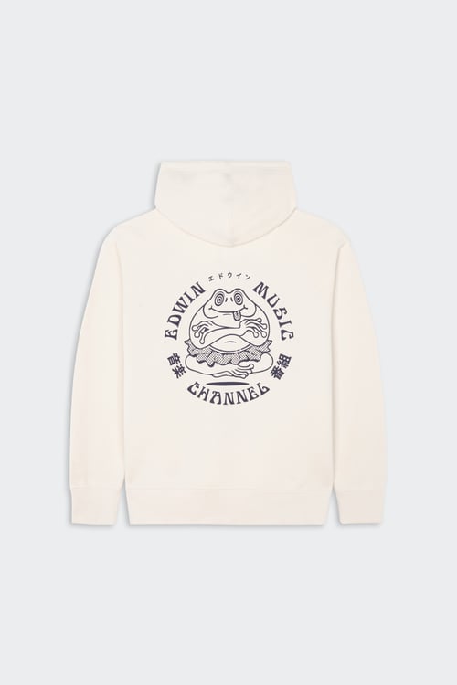 EDWIN Hoodie Blanc