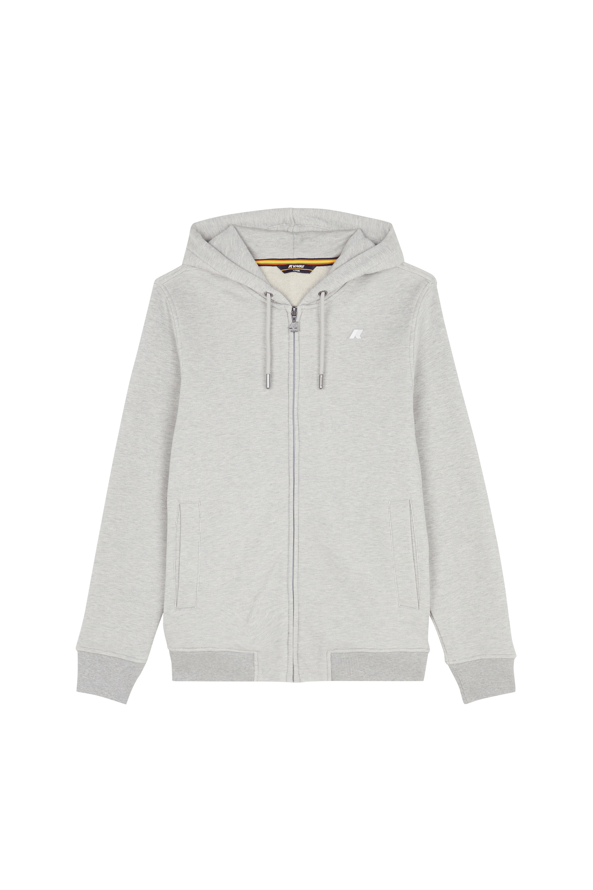 Hoodie zippé K-WAY Gris