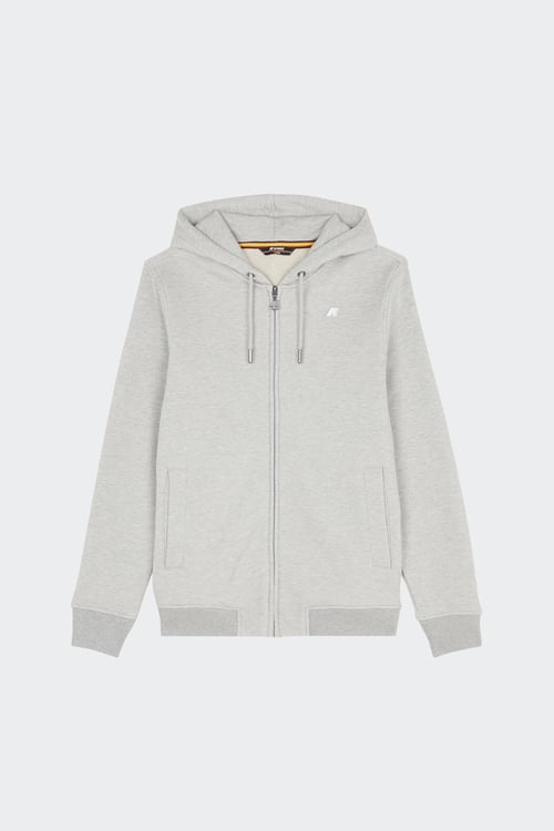Hoodie zippé - Taille S Gris