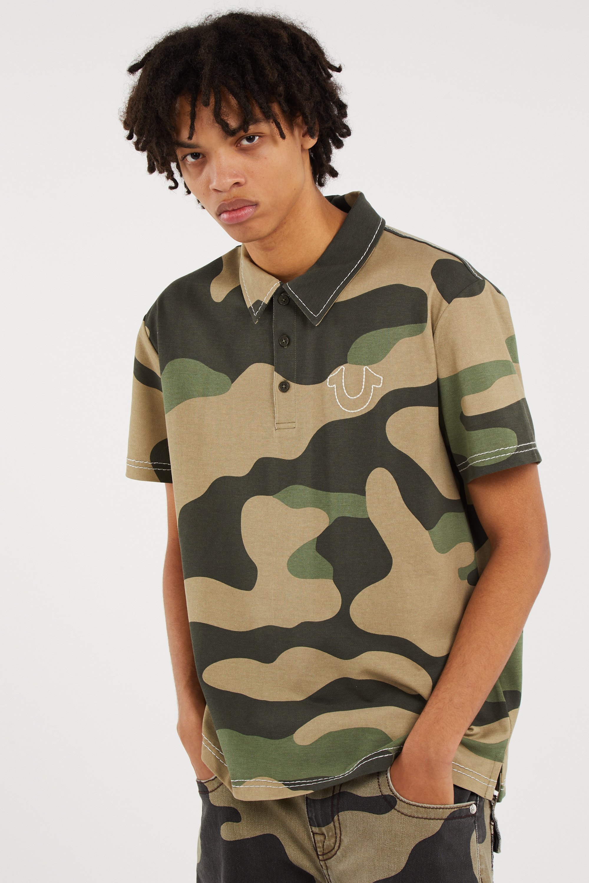 Polo shirt | Multicolored TRUE RELIGION Men