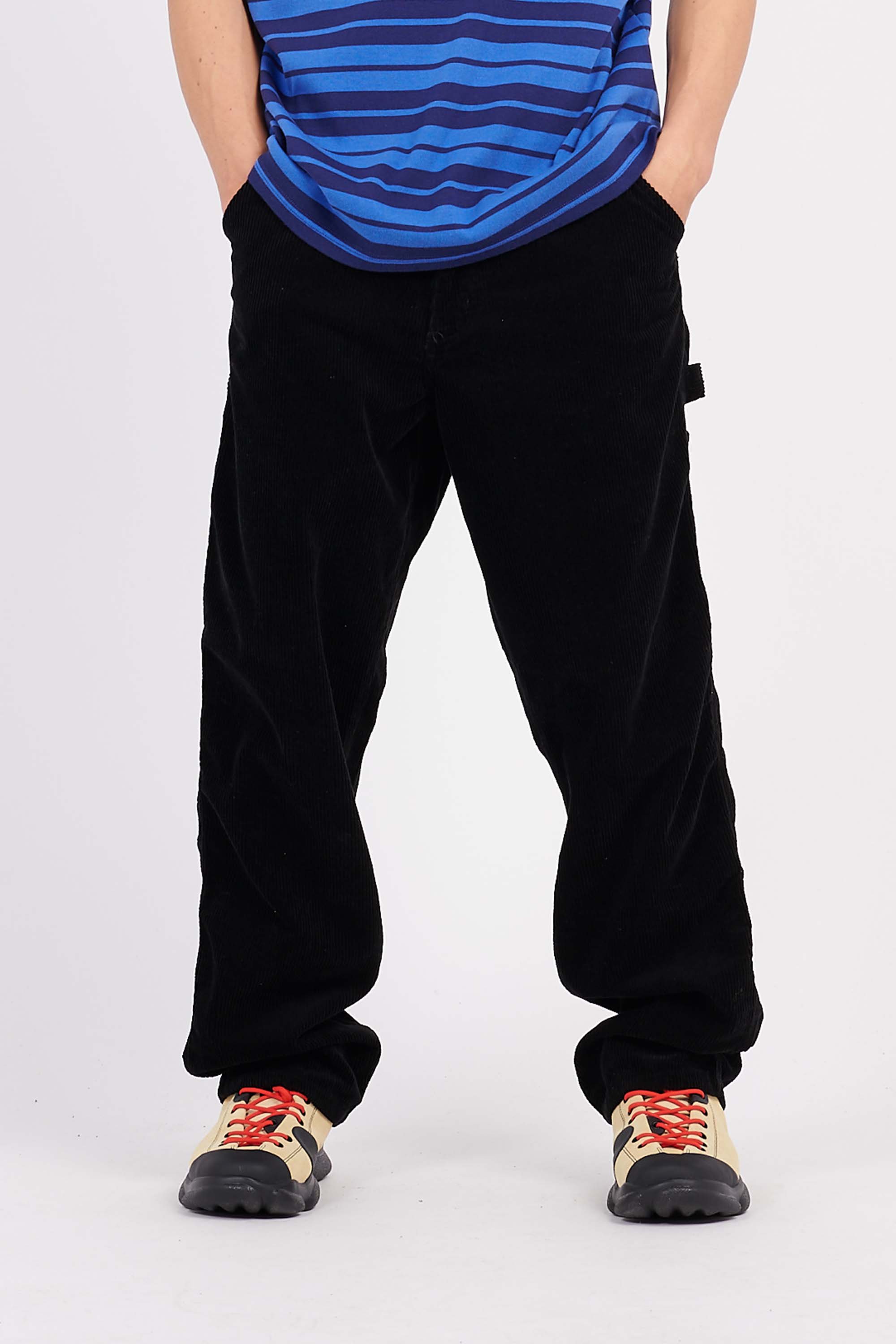 Pantalon droit en velours | Noir CARHARTT WIP Homme