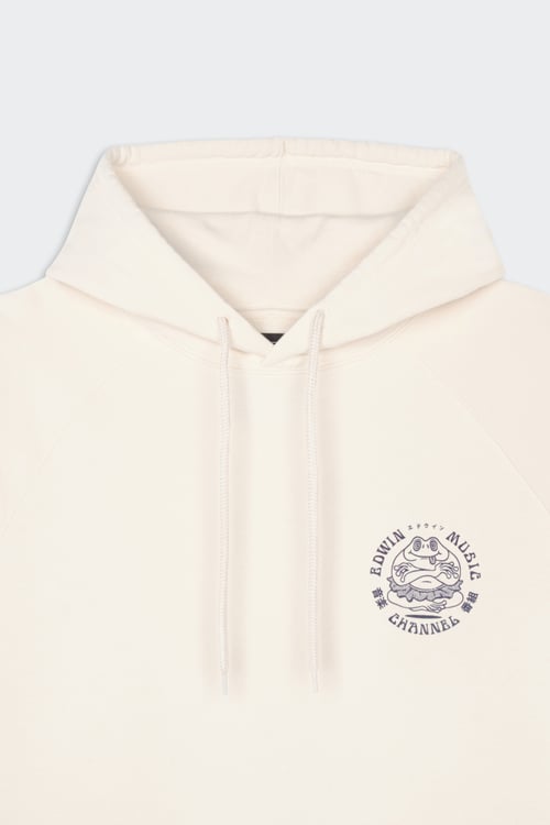 EDWIN Hoodie Blanc