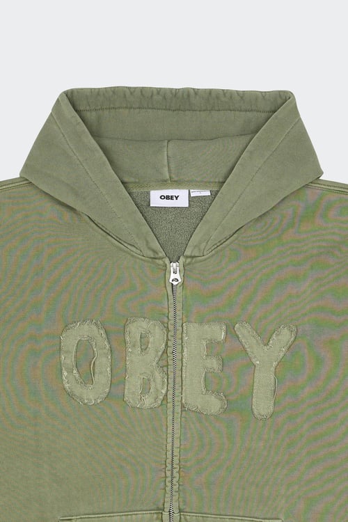 OBEY Hoodie Vert