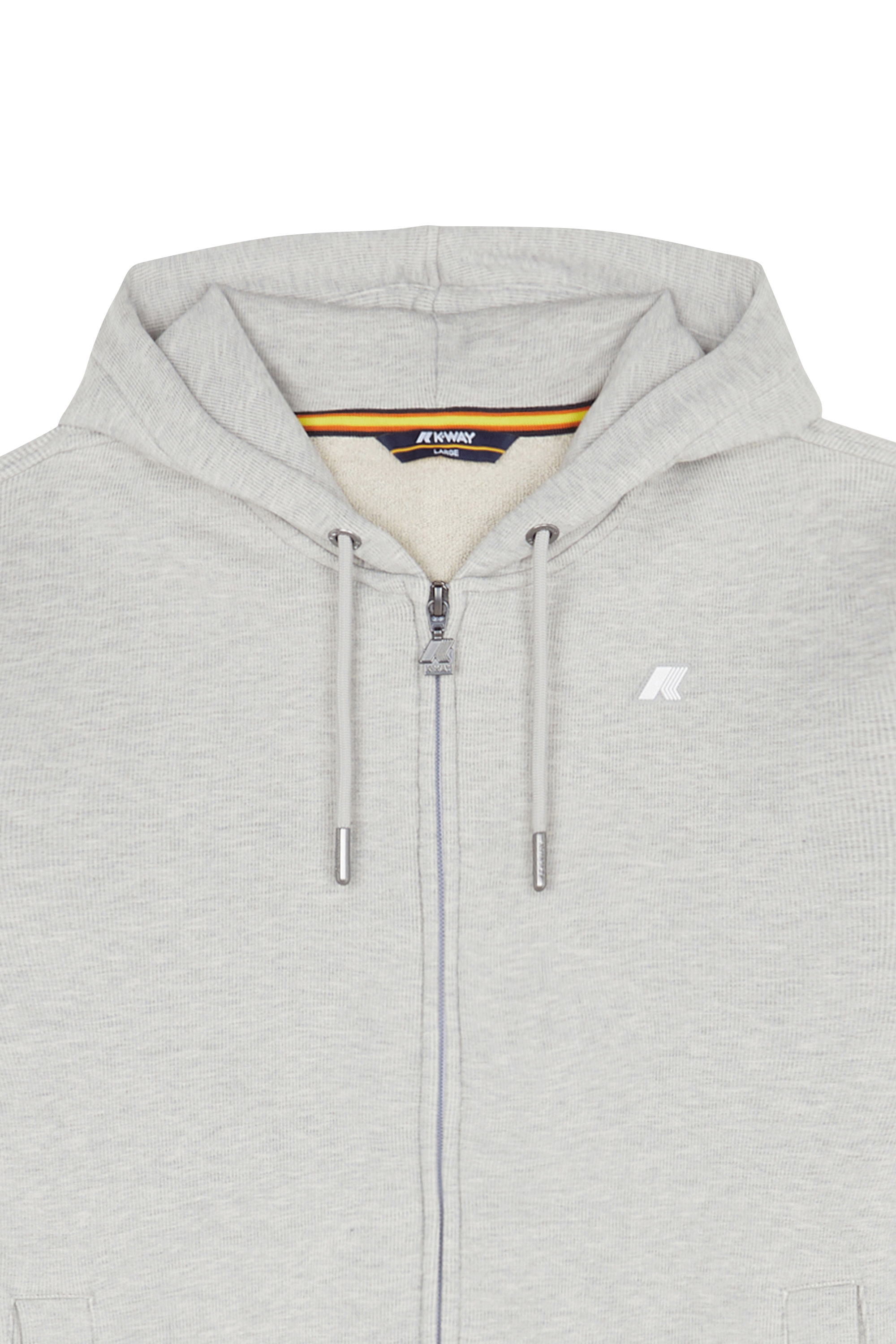 Hoodie zippé K-WAY Gris