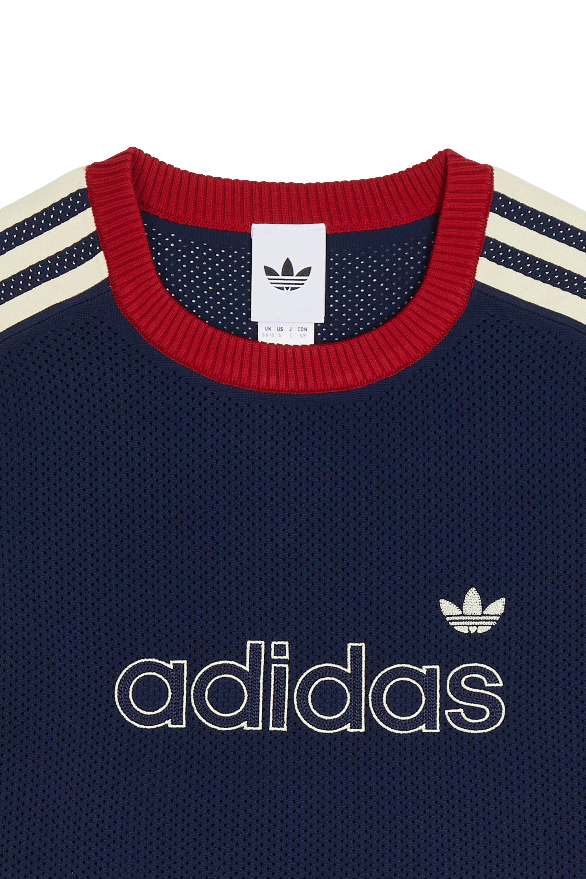 Regular-fit round-neck cotton T-shirt | Blue ADIDAS Women