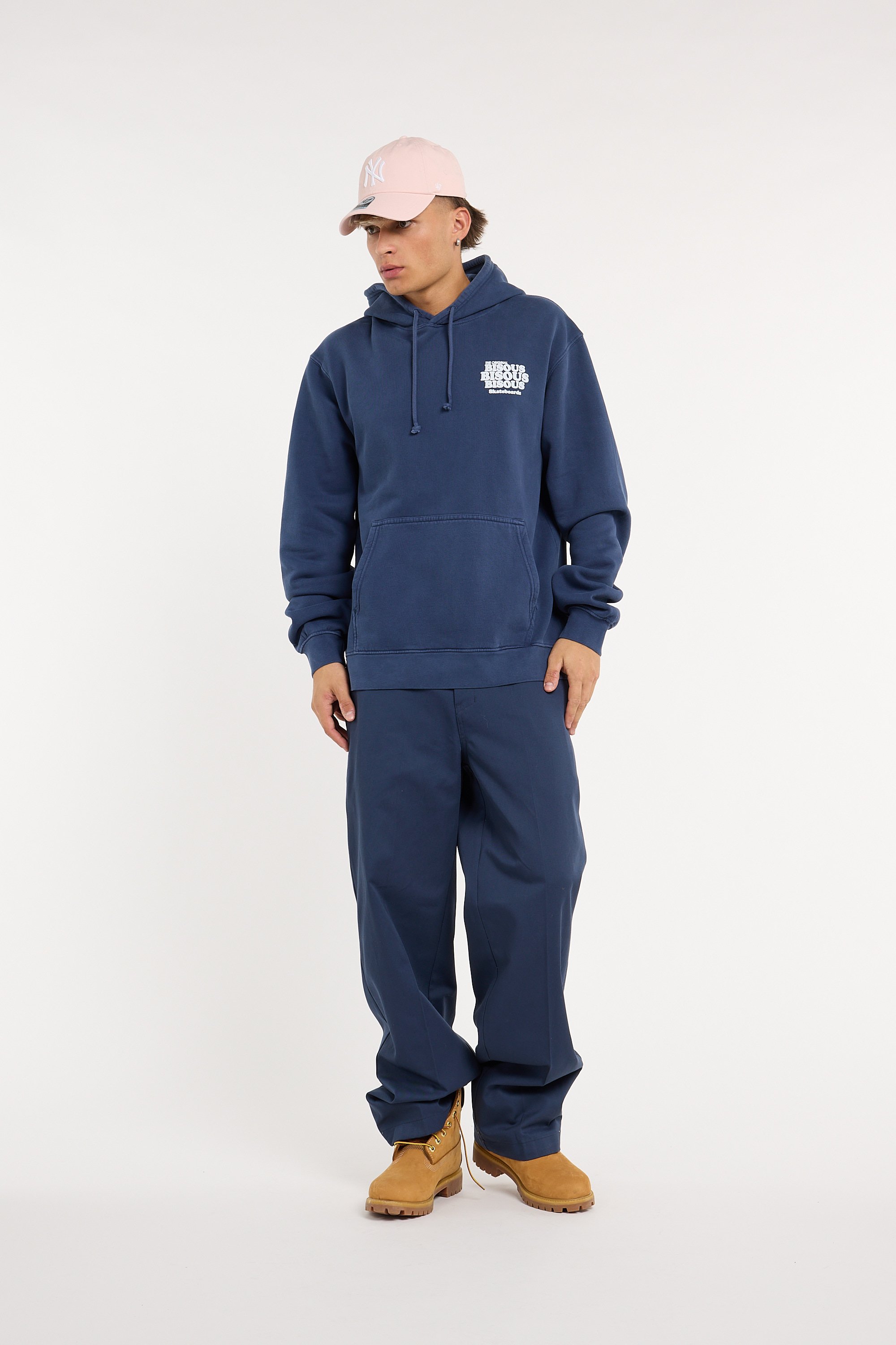 Tommy badge sweatshirt BISOUS SKATEBOARDS Blue