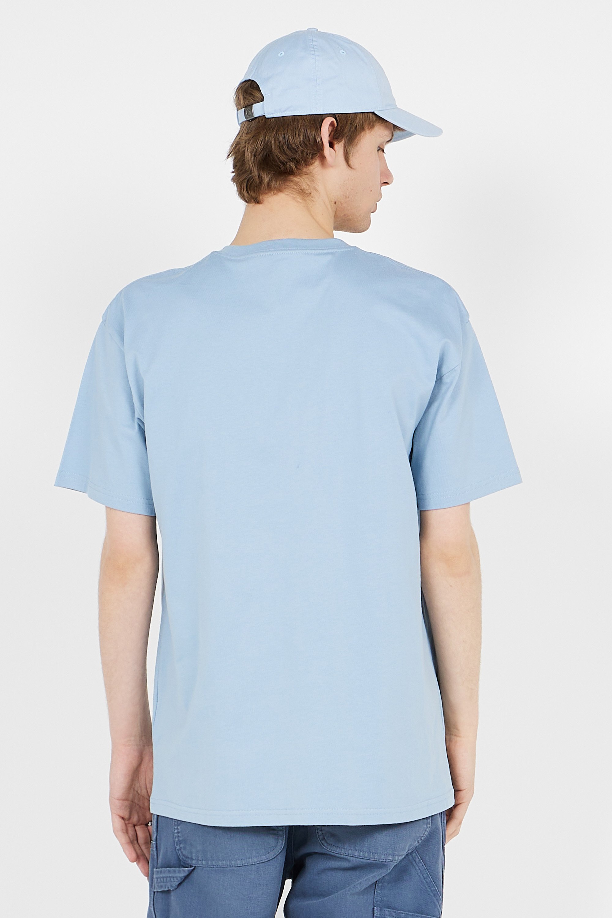 【CARHARTT】WIP 'Chase' T-shirt Blue T-shirt Chase Bleu Carhartt Wip - Homme | Citadium
