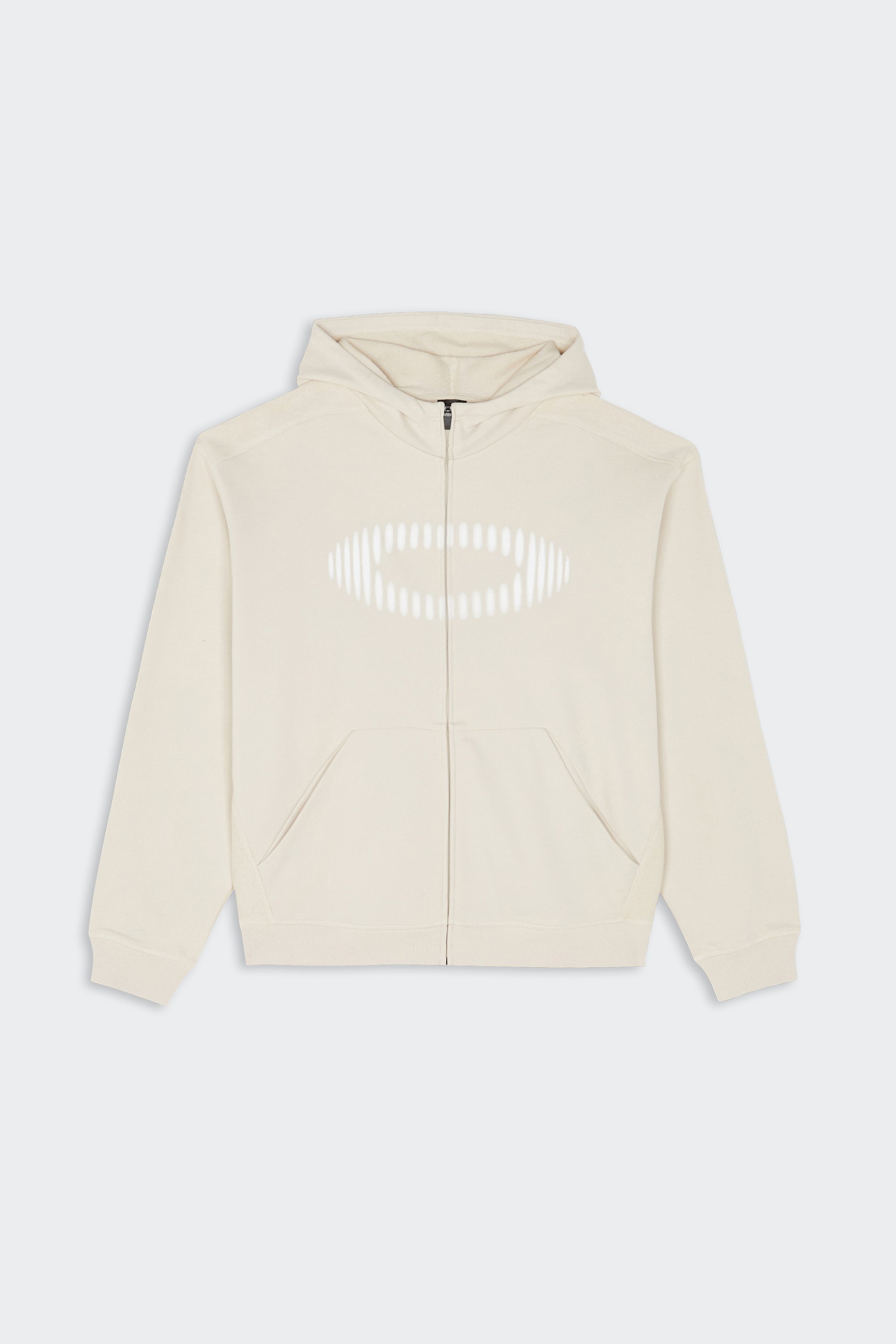 Regular-fit zip-up cotton-blend hoodie with Pony Player | Beige by OAKLEY Regular-fit zip-up cotton-blend hoodie with Pony Player Beige