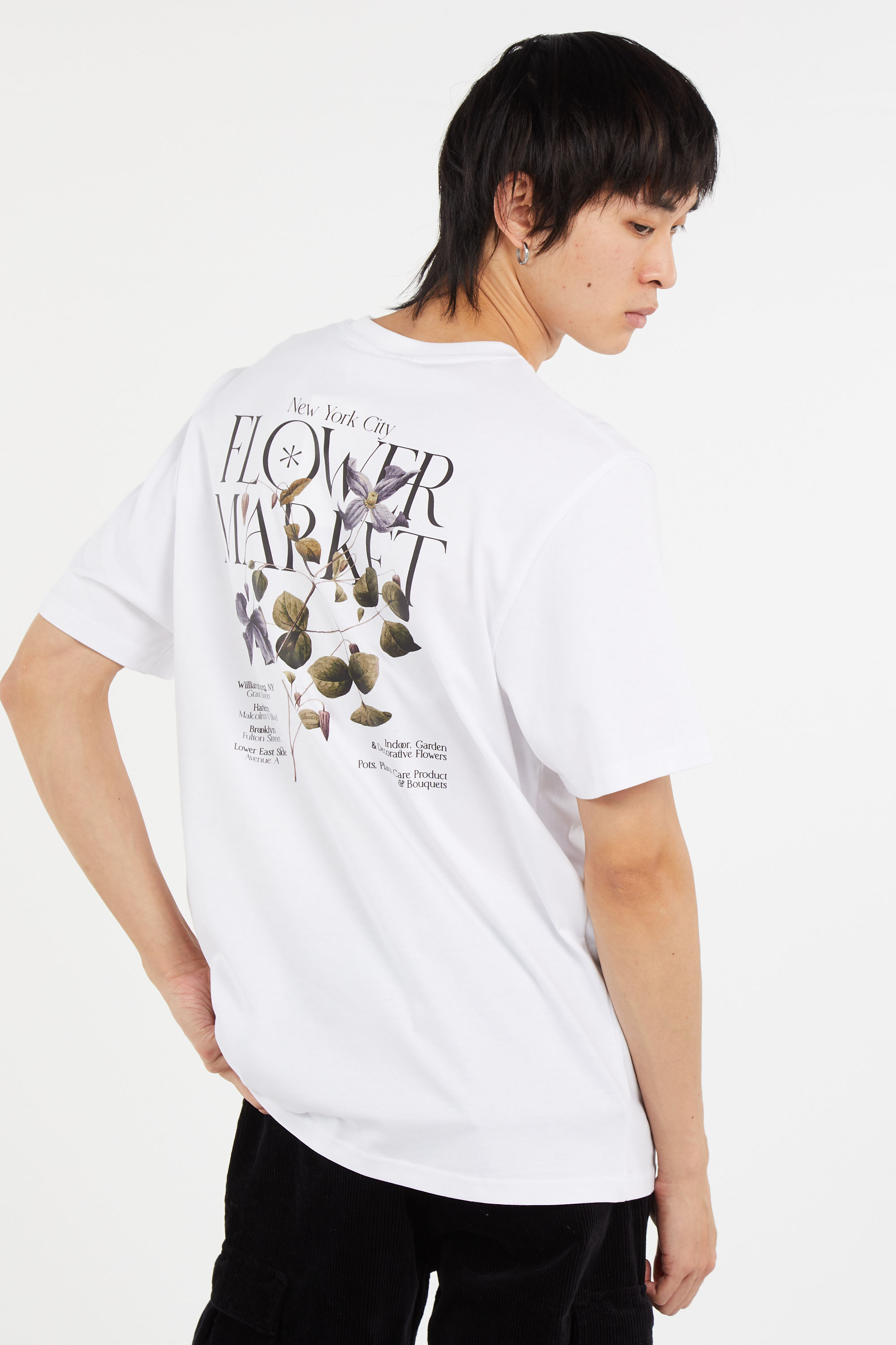Regular-fit round-neck cotton T-shirt White