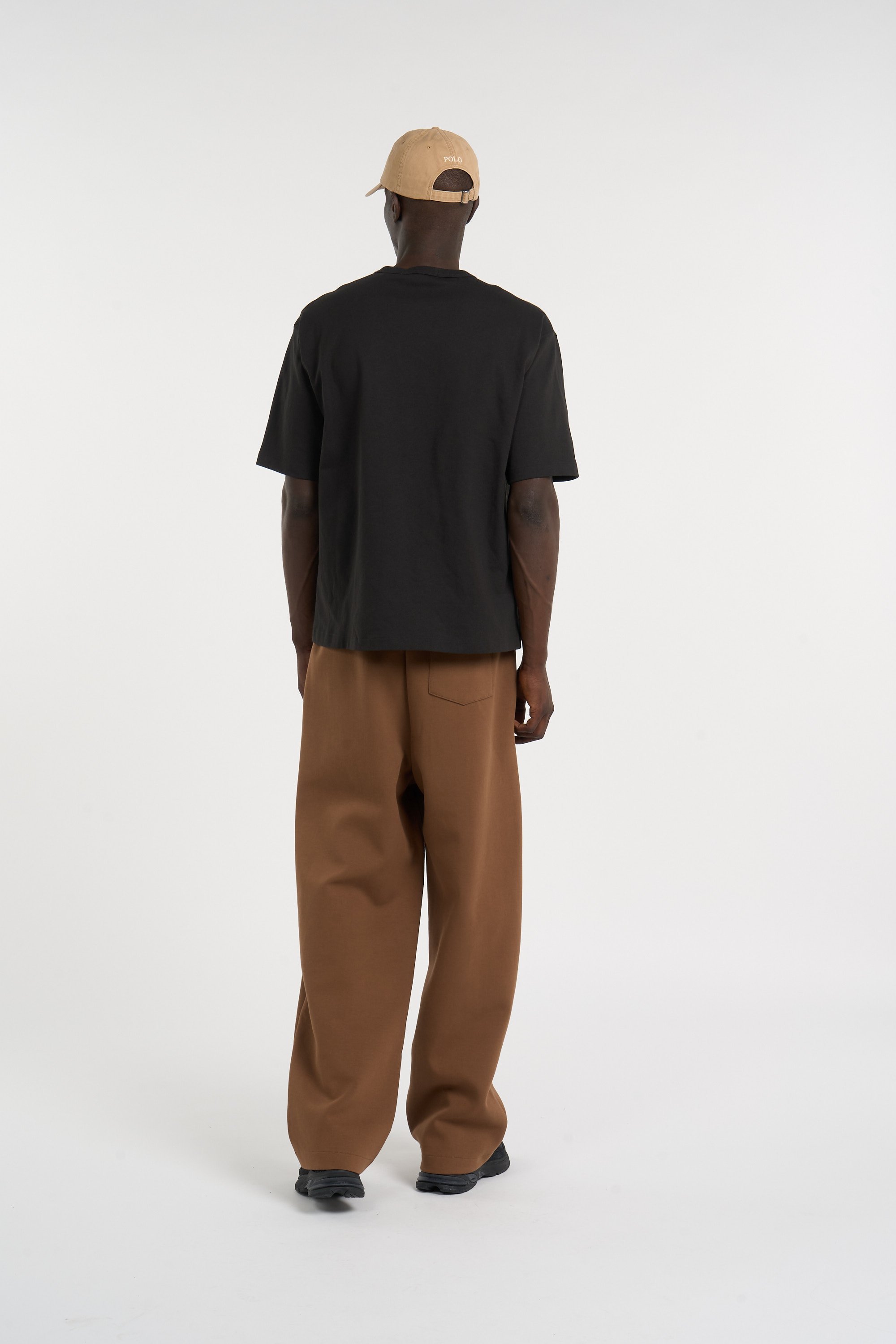 Regular-fit round-neck cotton T-shirt | Black POLO RALPH LAUREN Men