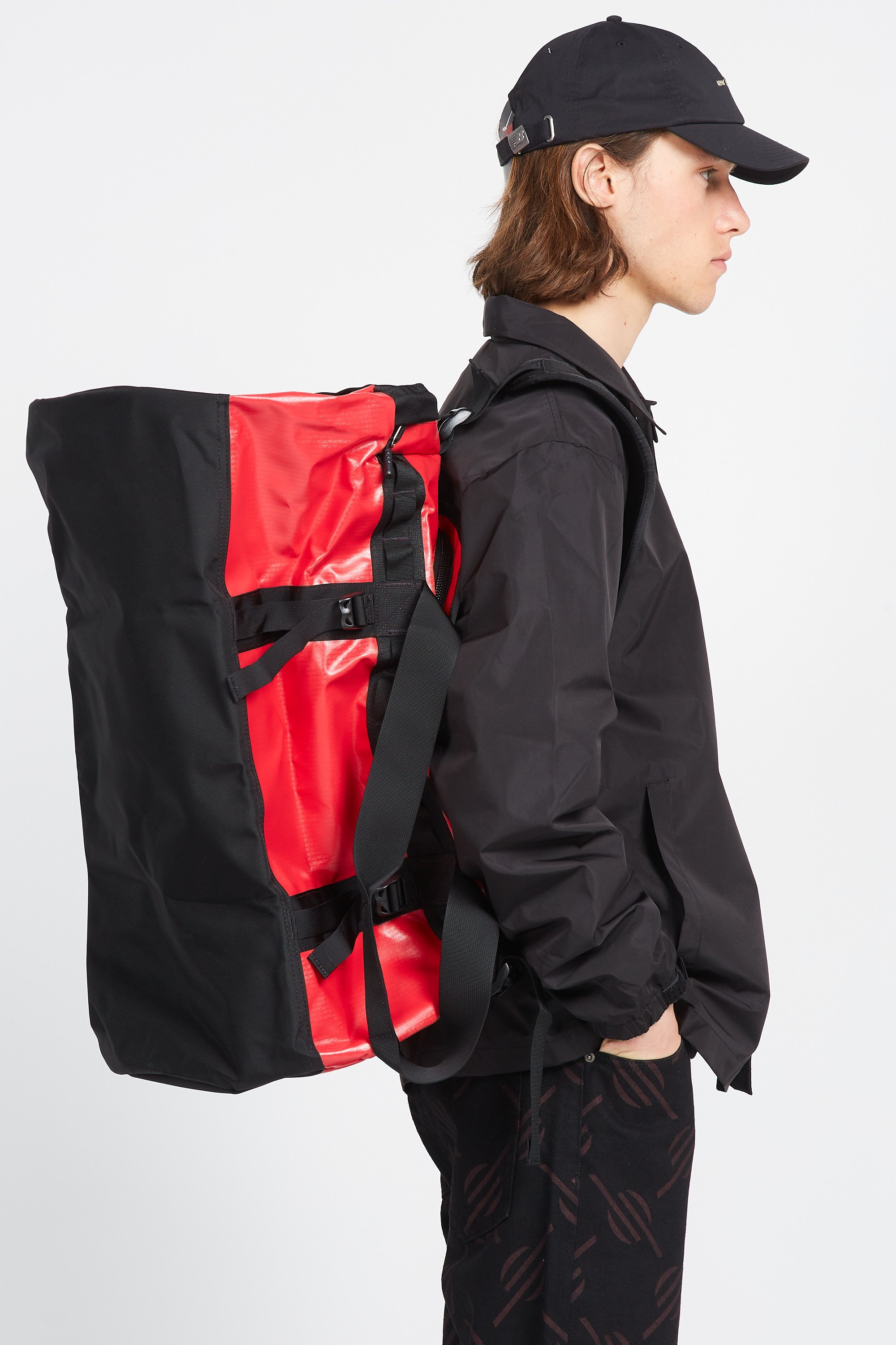 Sac the north outlet face noir et rouge