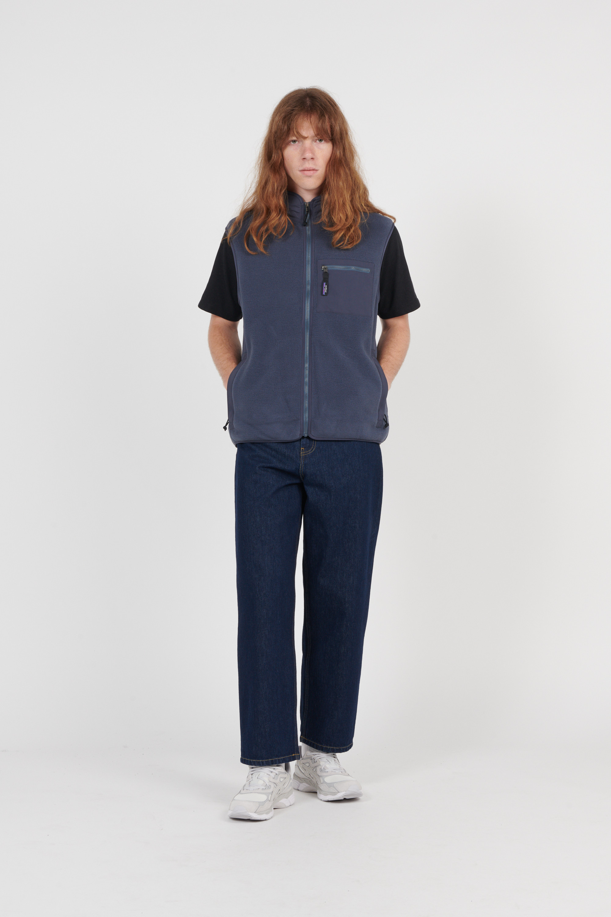 Gilet sans manches Bleu