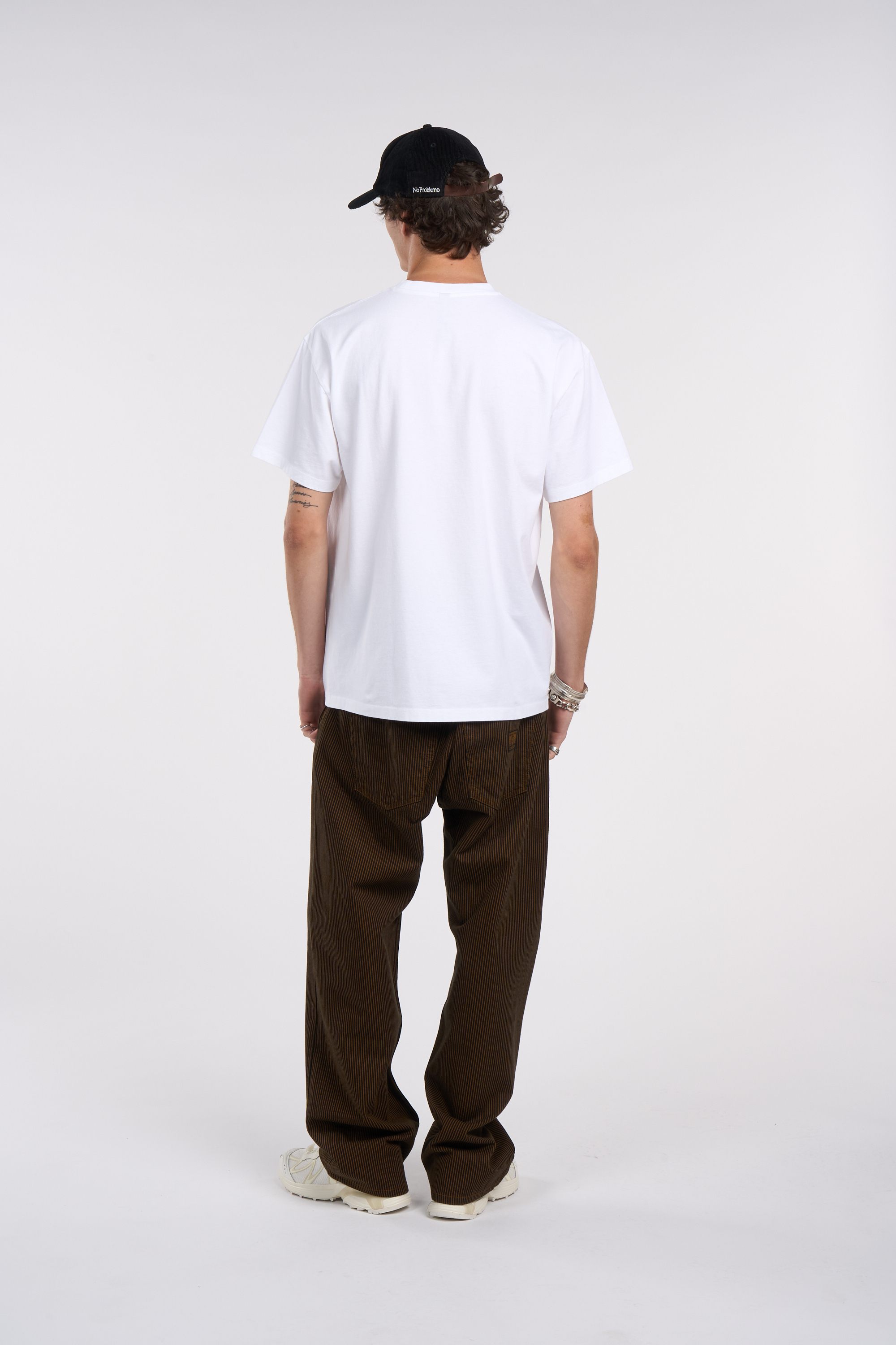 Regular-fit round-neck cotton T-shirt White