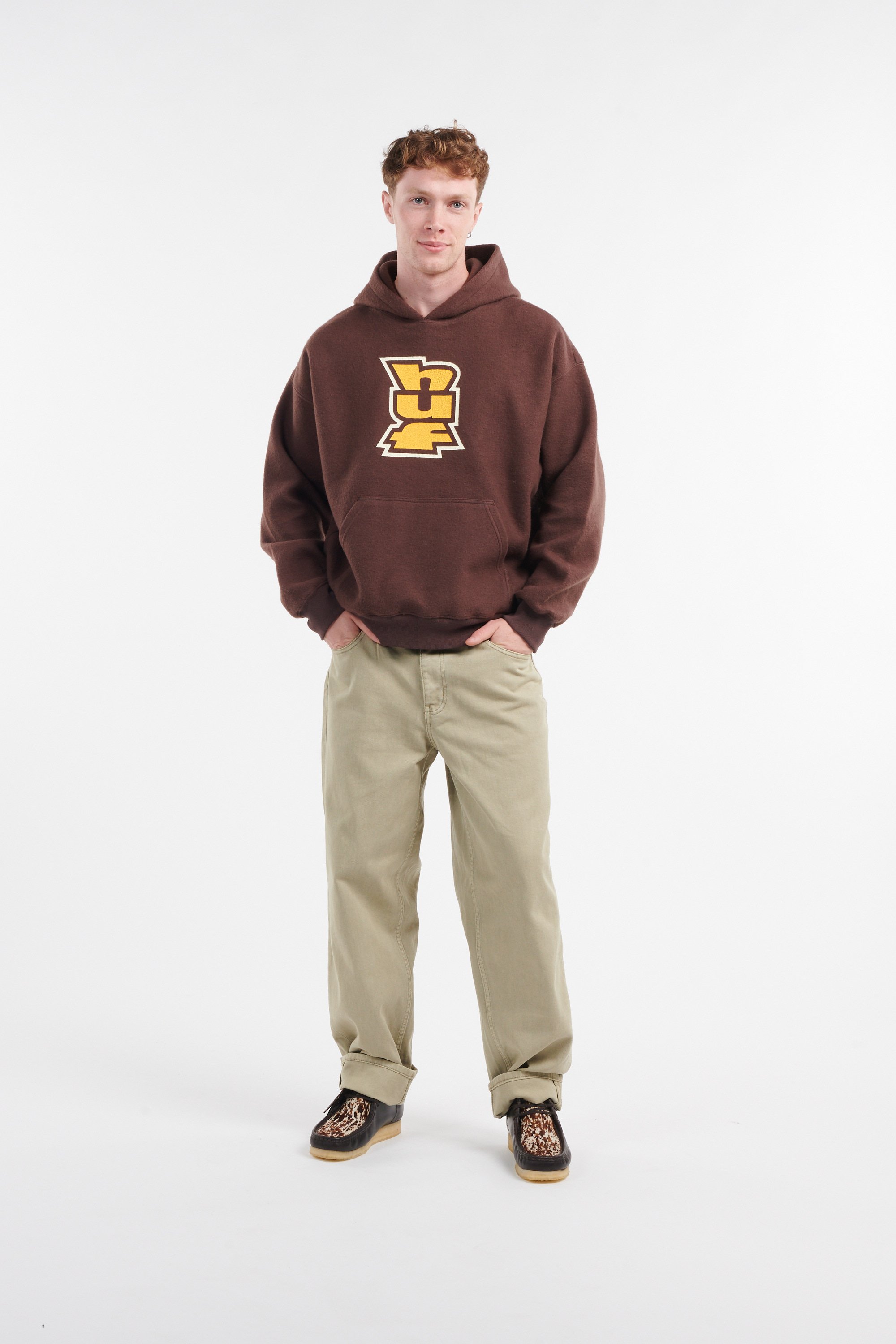 Hoodie HUF Marron