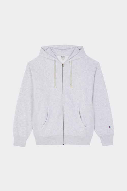 CHAMPION Hoodie zippé Gris