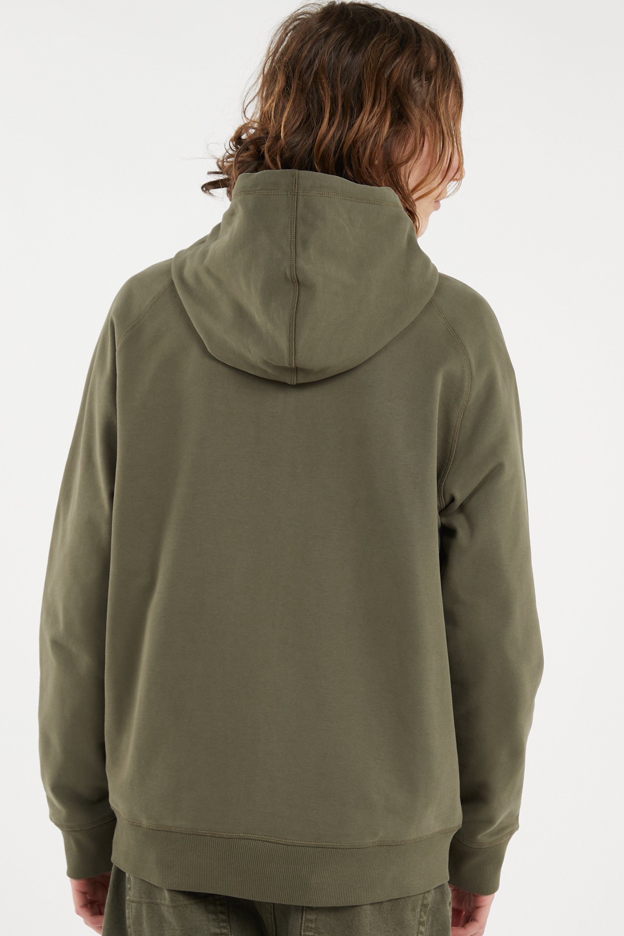 Hoodie zippée Vert