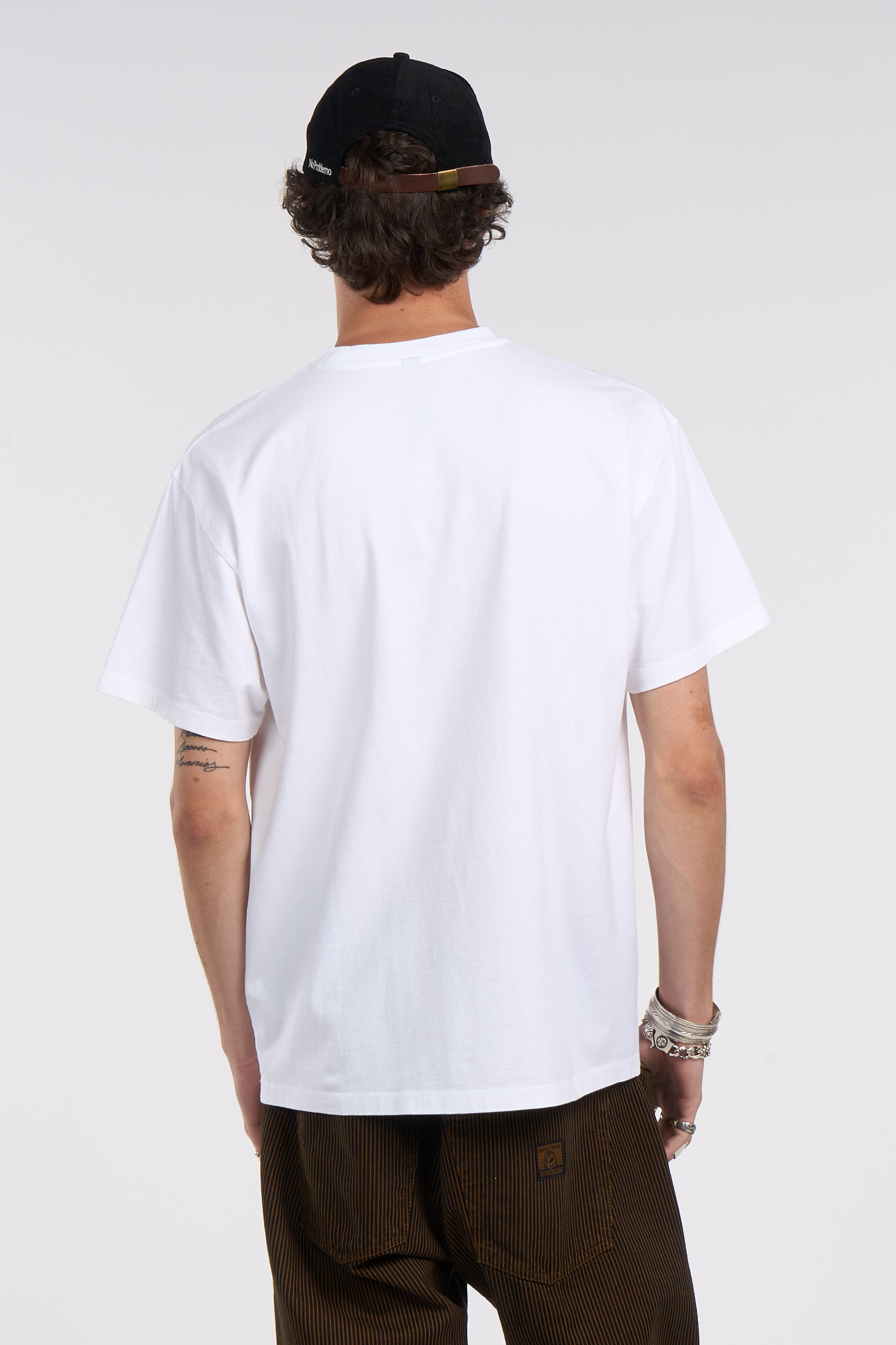 Regular-fit round-neck cotton T-shirt White