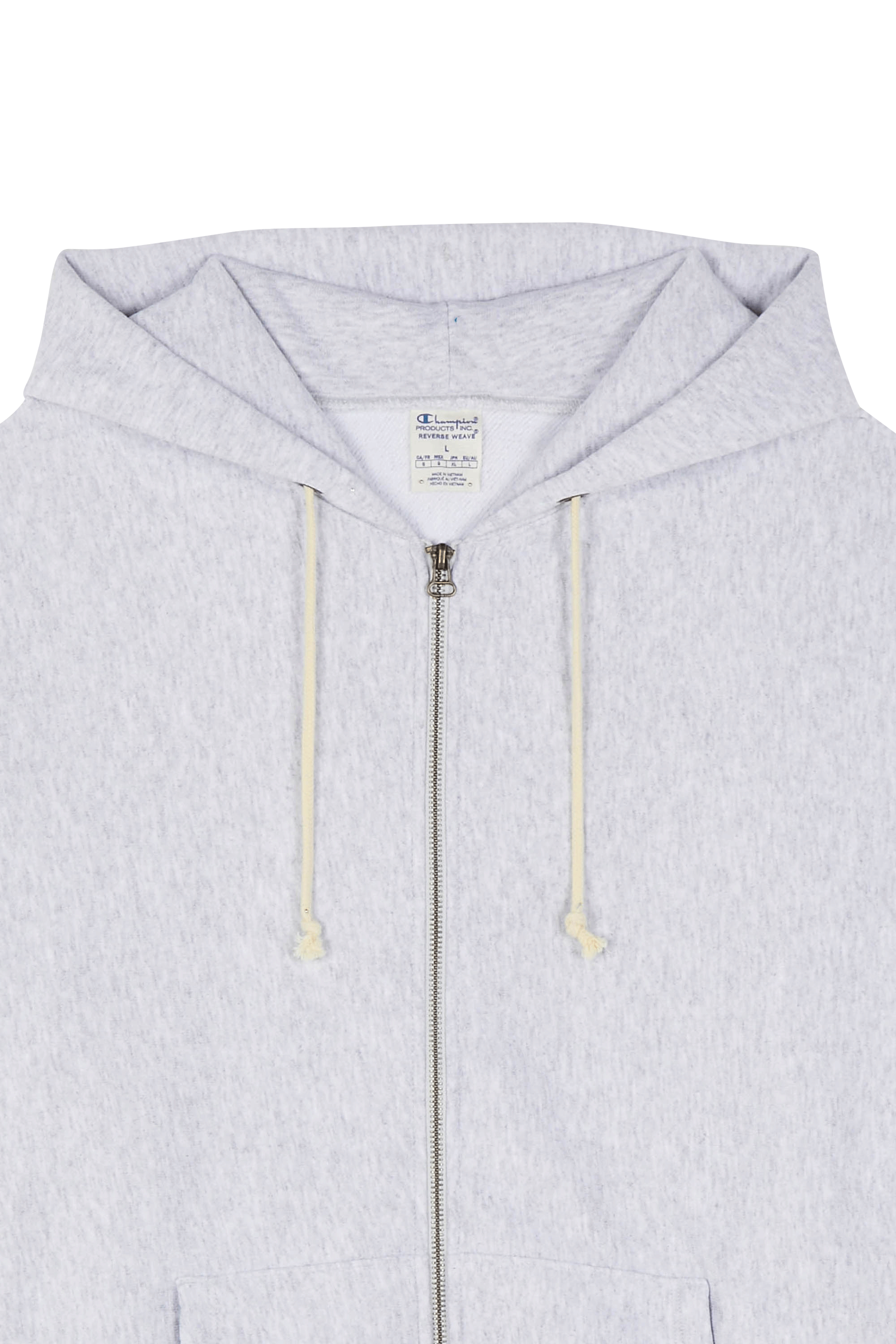 Zippered hoodie Grey