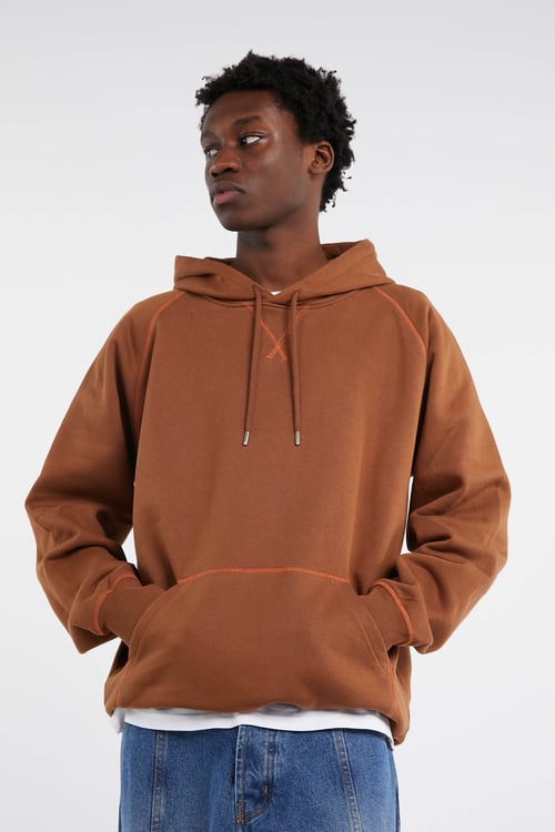 POP TRADING COMPANY Hoodie Marron