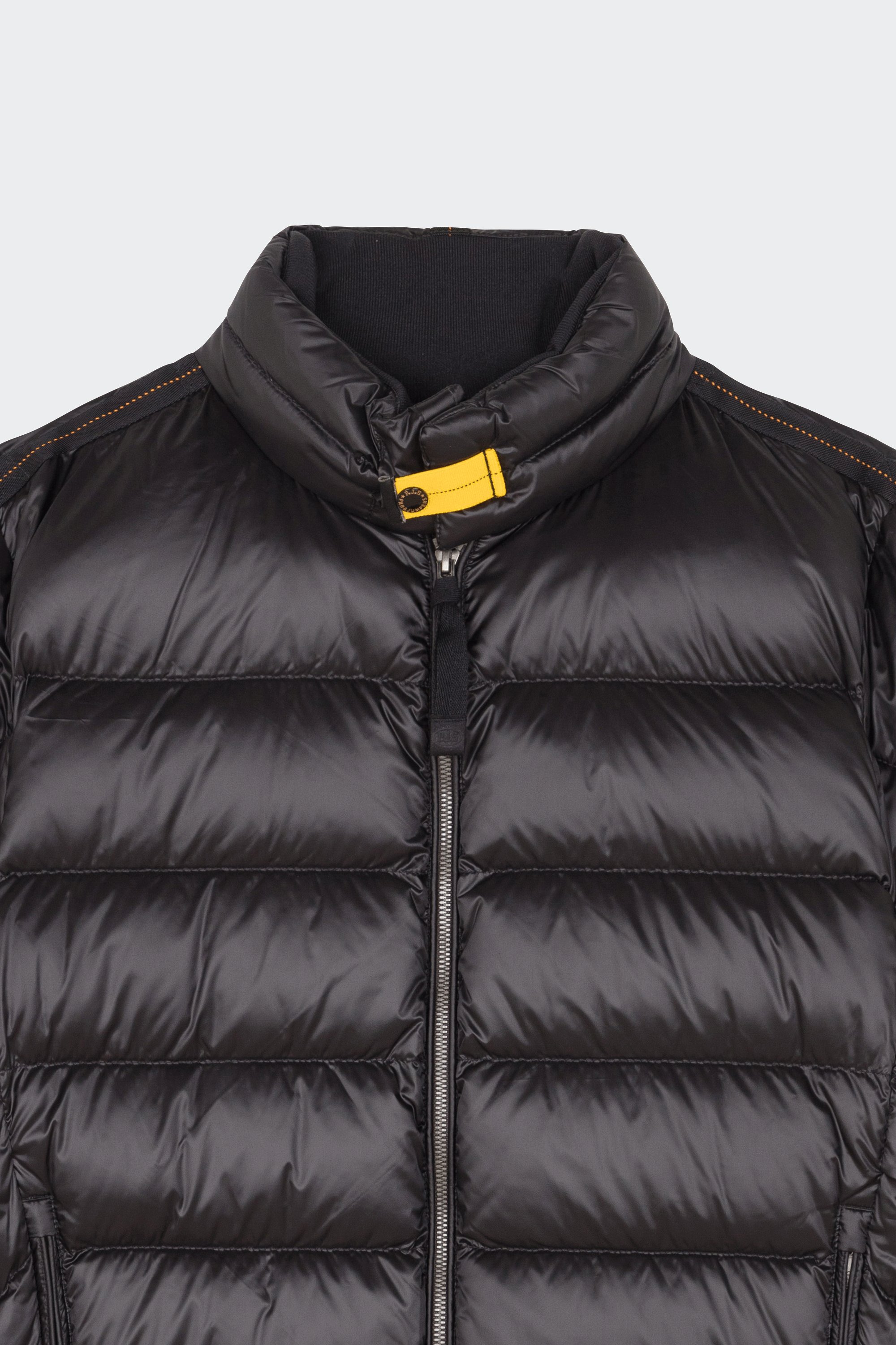 Lightweight quilted padded jacket with high neck | Black by PARAJUMPERS Lightweight quilted padded jacket with high neck Black