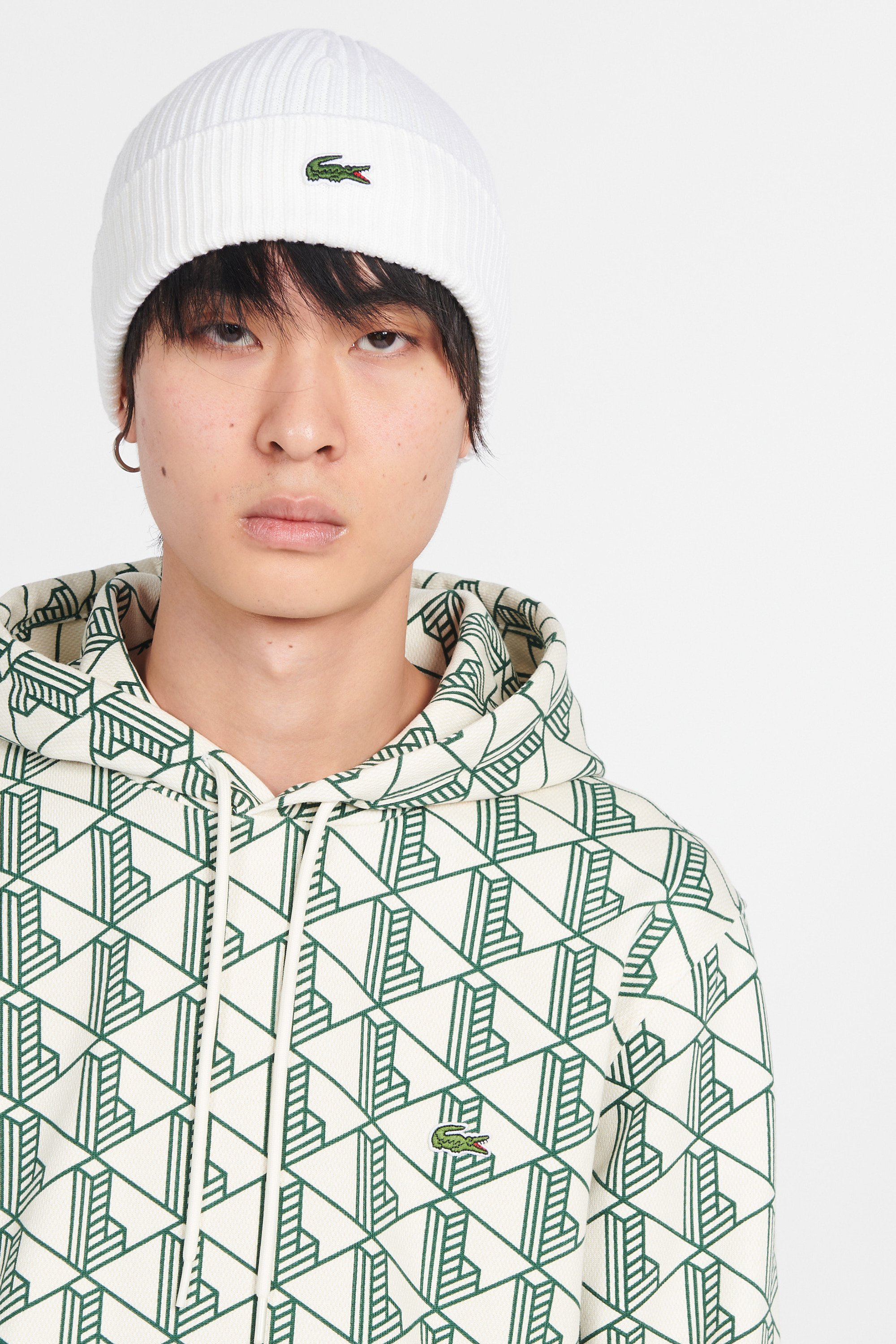 Bonnet LACOSTE Beige