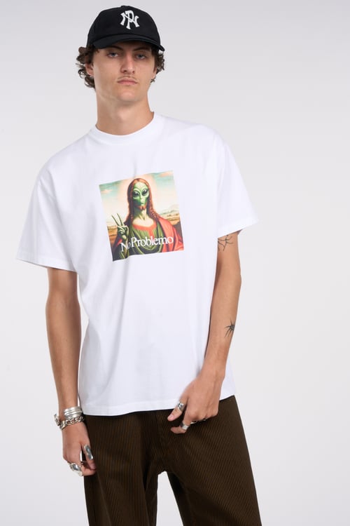 NO PROBLEMO T-shirt Blanc
