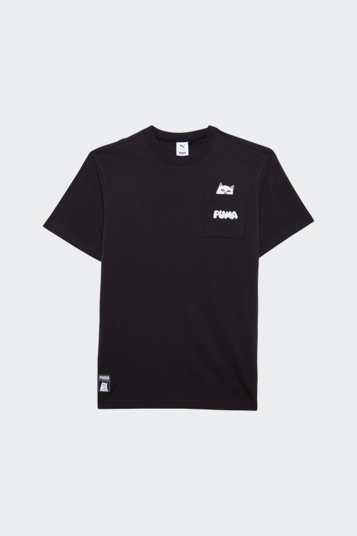 PUMA T-shirt manches courtes Noir