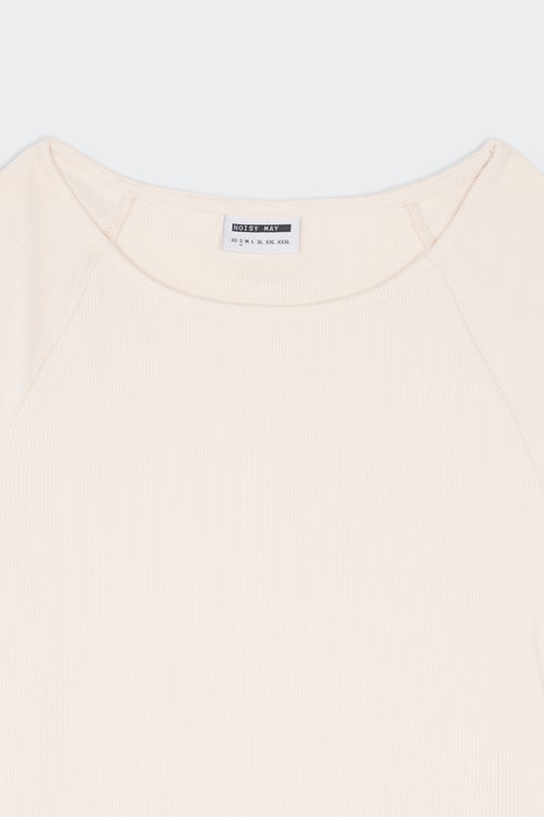 NOISY MAY Top Beige