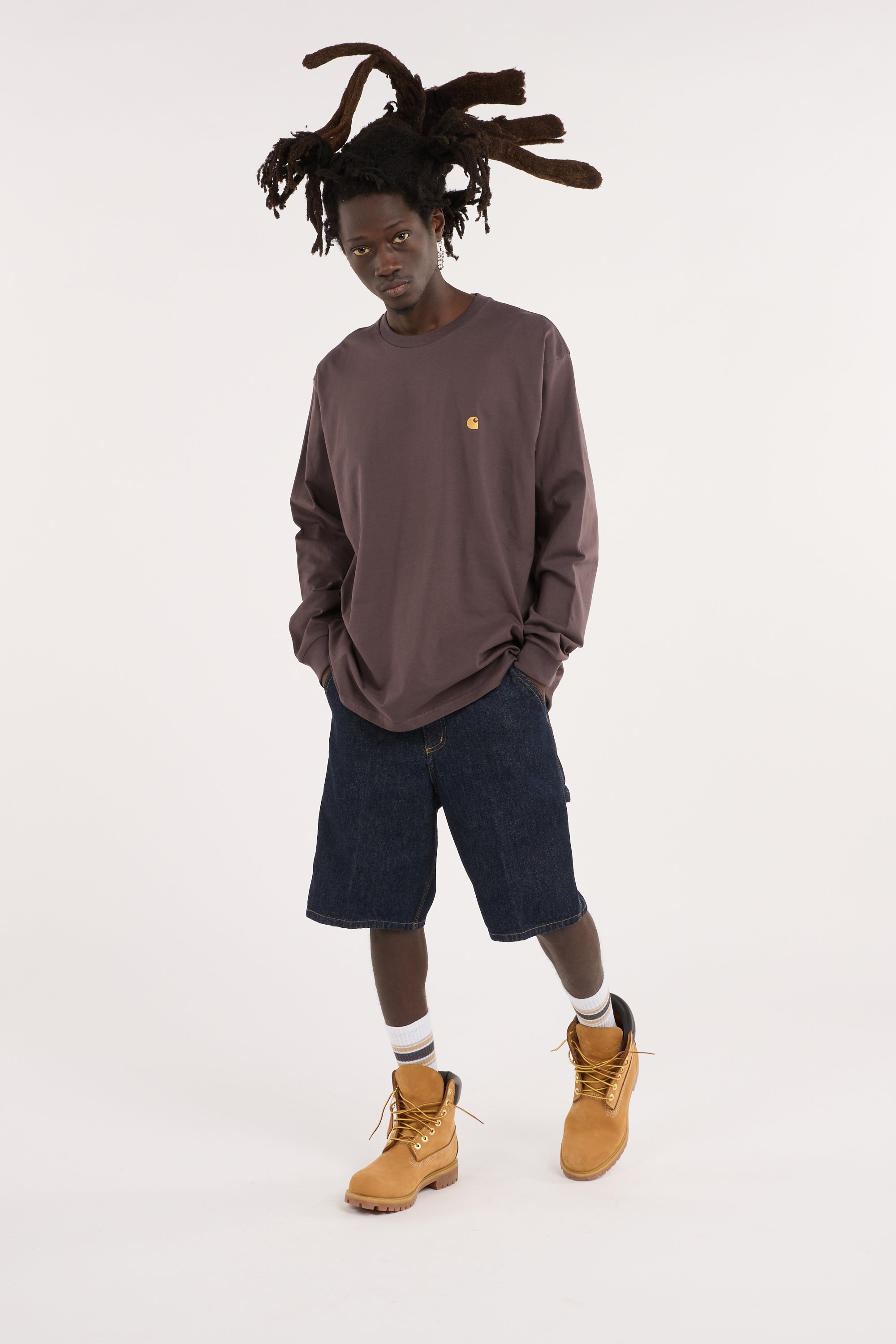 Shorts Single Knee Short Rinsed