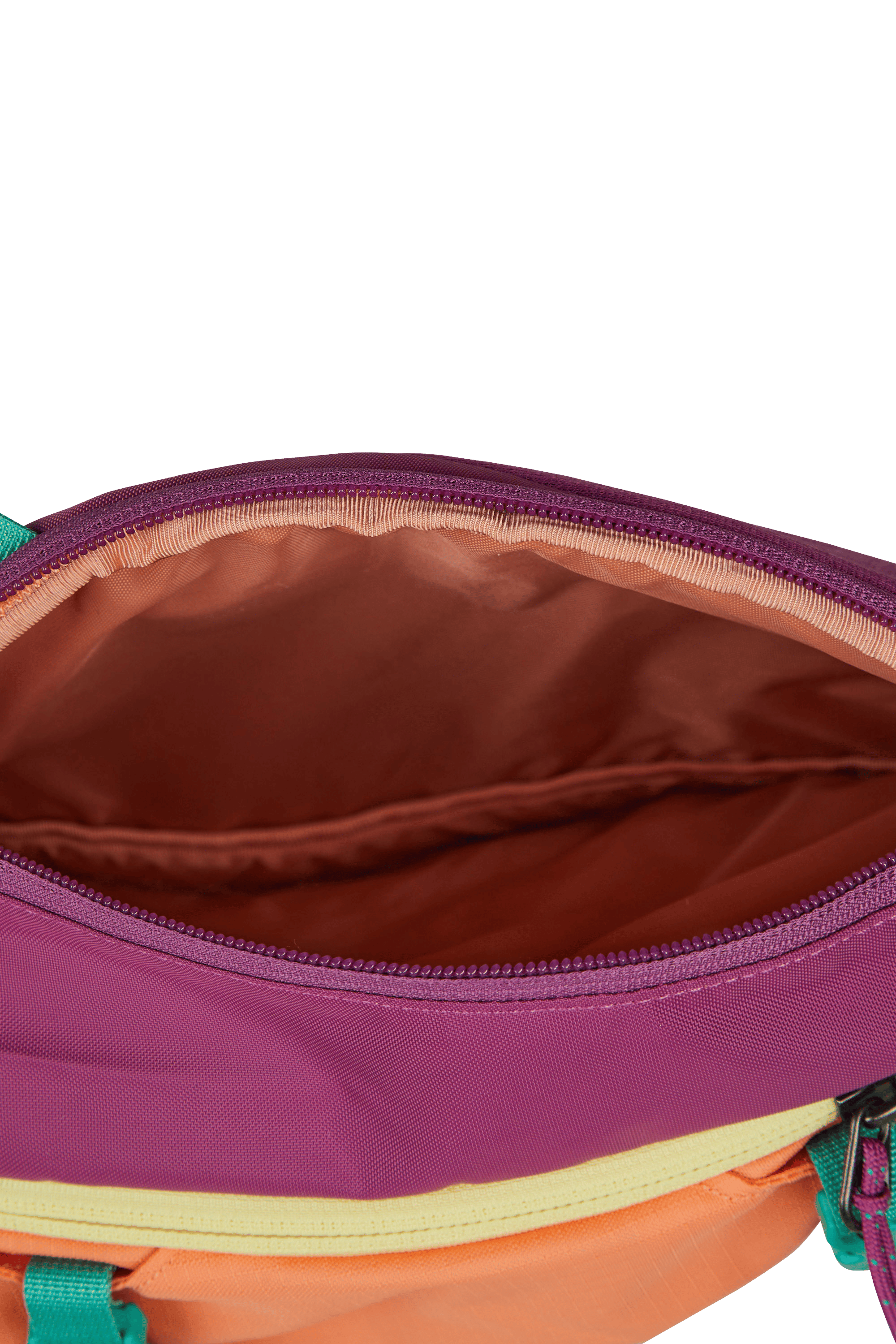 Sac banane zippé uni  Multicolore