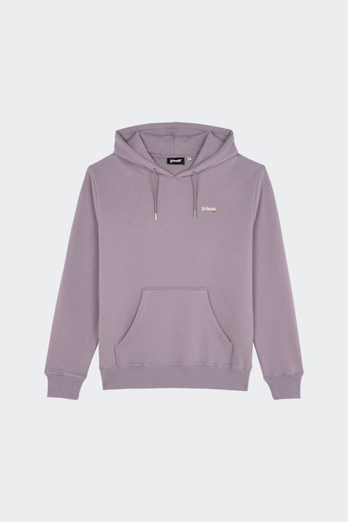 SCHOTT Hoodie Violet