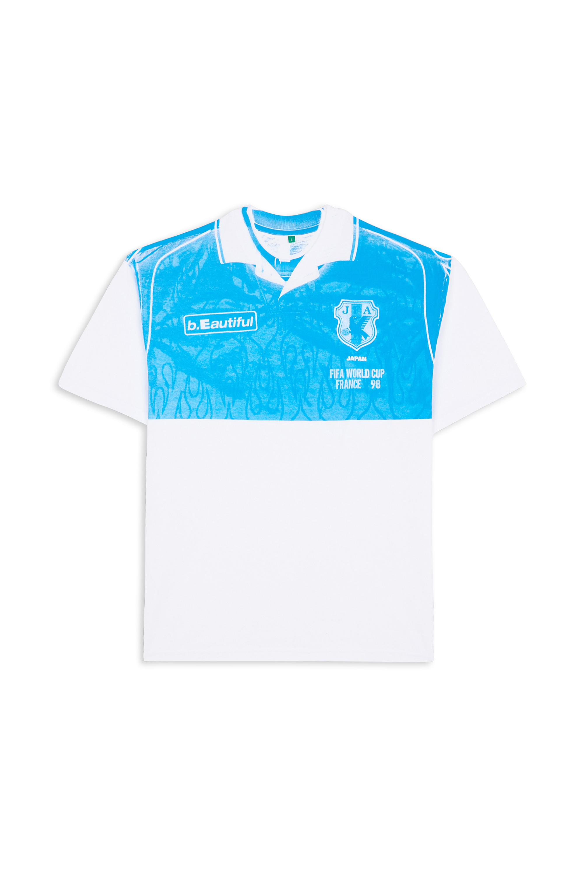 Regular-fit round-neck cotton T-shirt BEAUTIFUL White