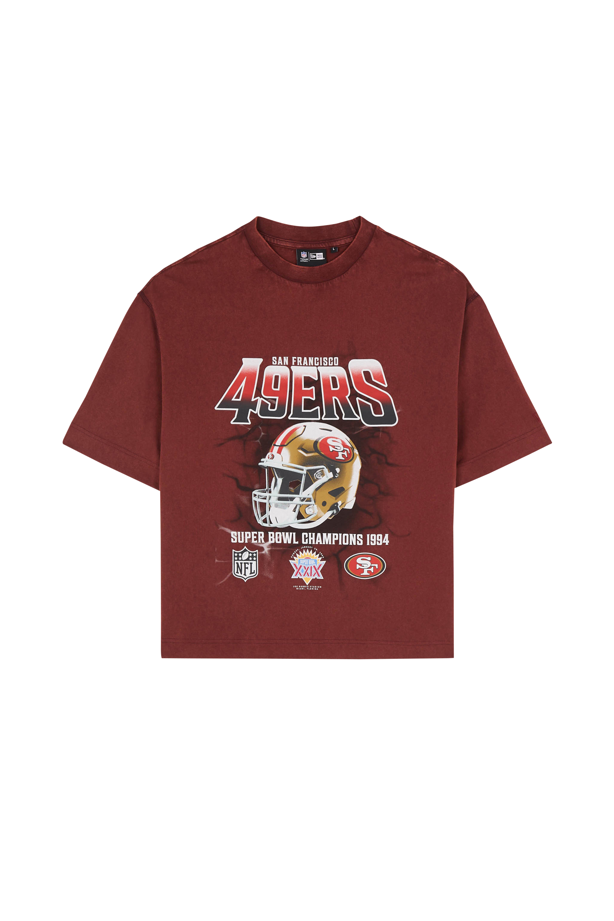 T-shirt NEW ERA Bordeaux