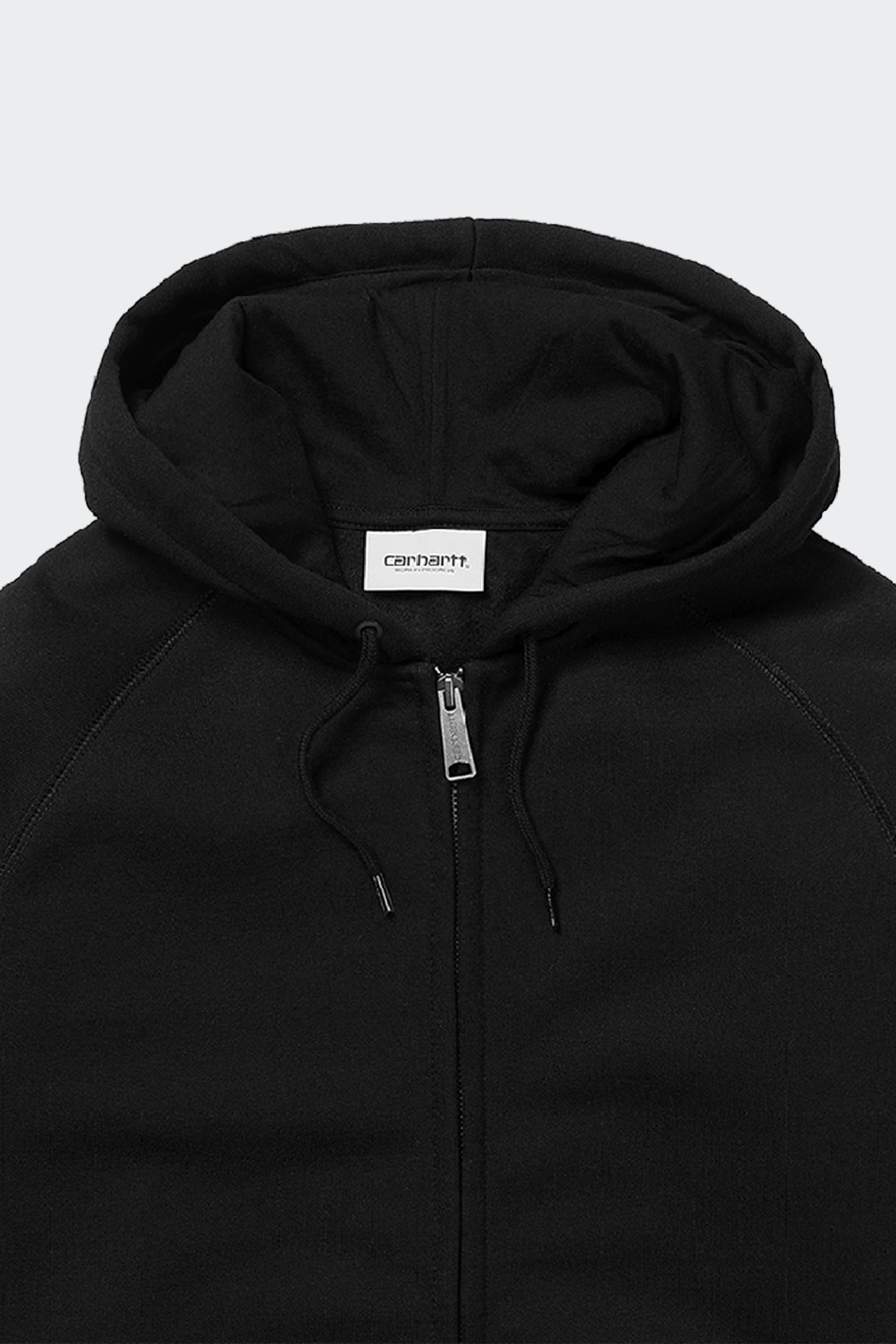 Zip-up sweatshirt | Black by CARHARTT WIP Zip-up sweatshirt Black