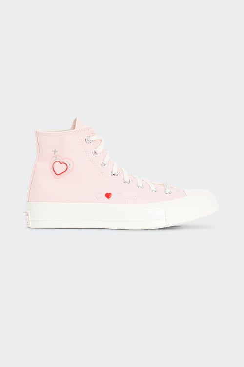 Converse dentelle rose sales