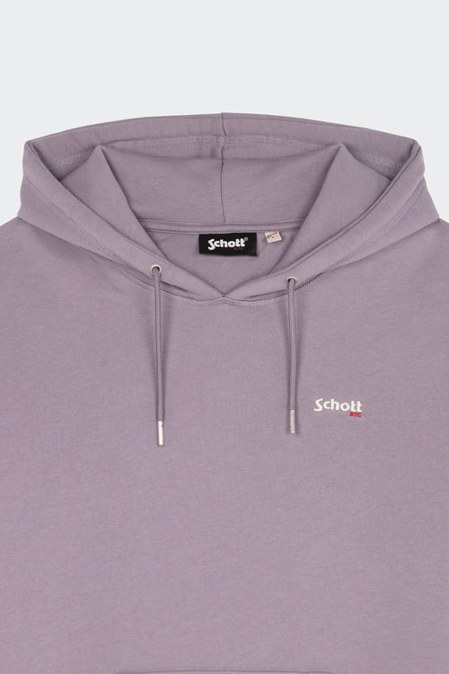 SCHOTT Hoodie Violet