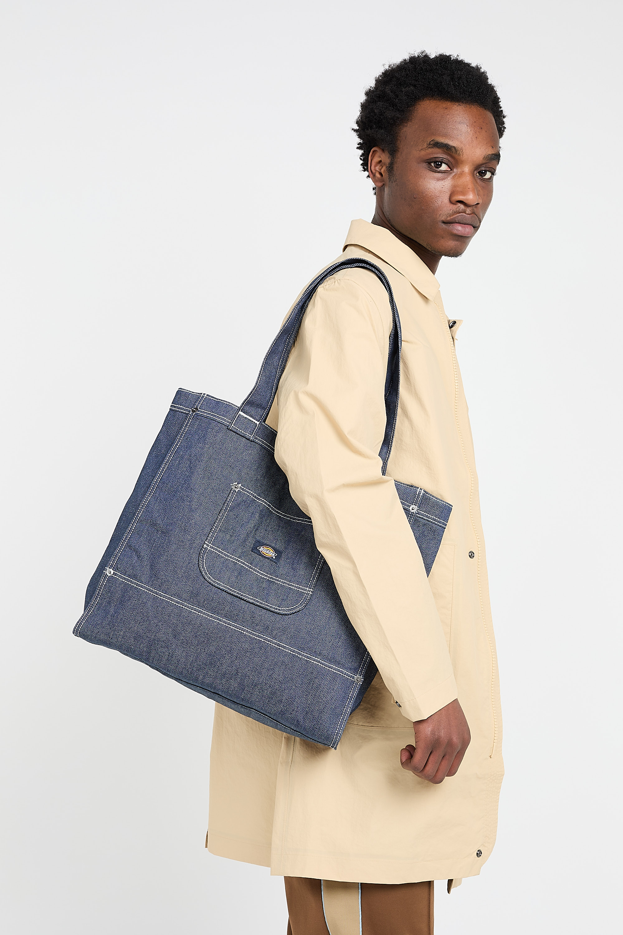 Sac shopping Bleu