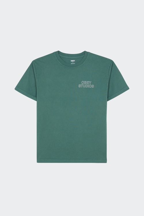 OBEY T-shirt Vert