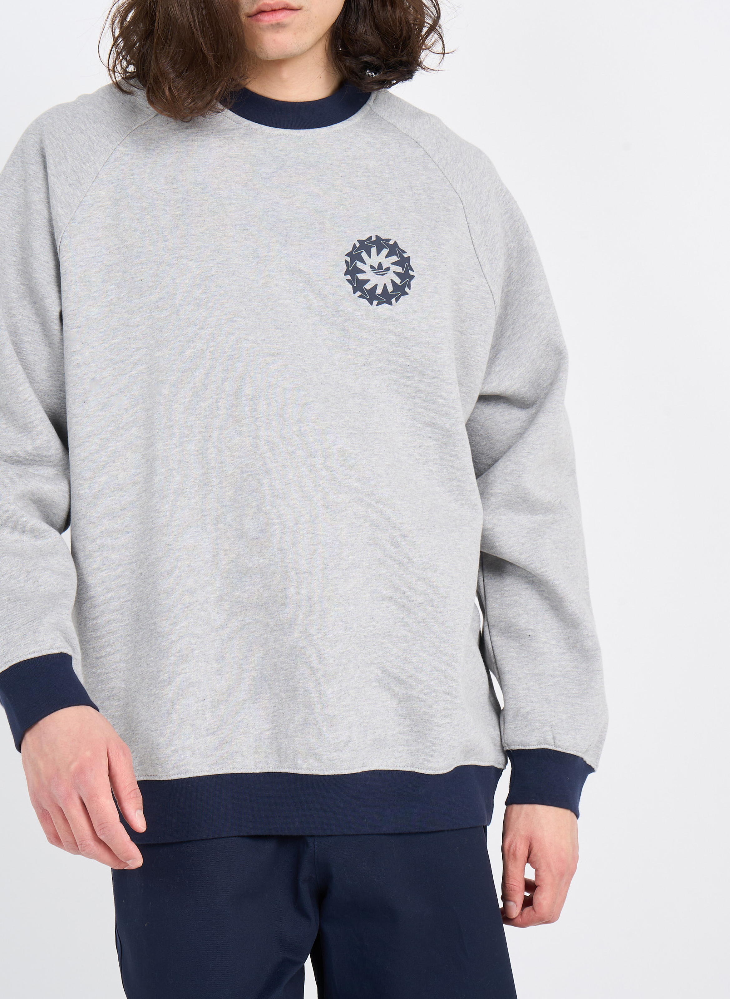 Sweatshirt ADIDAS ACTION SPORT Gris