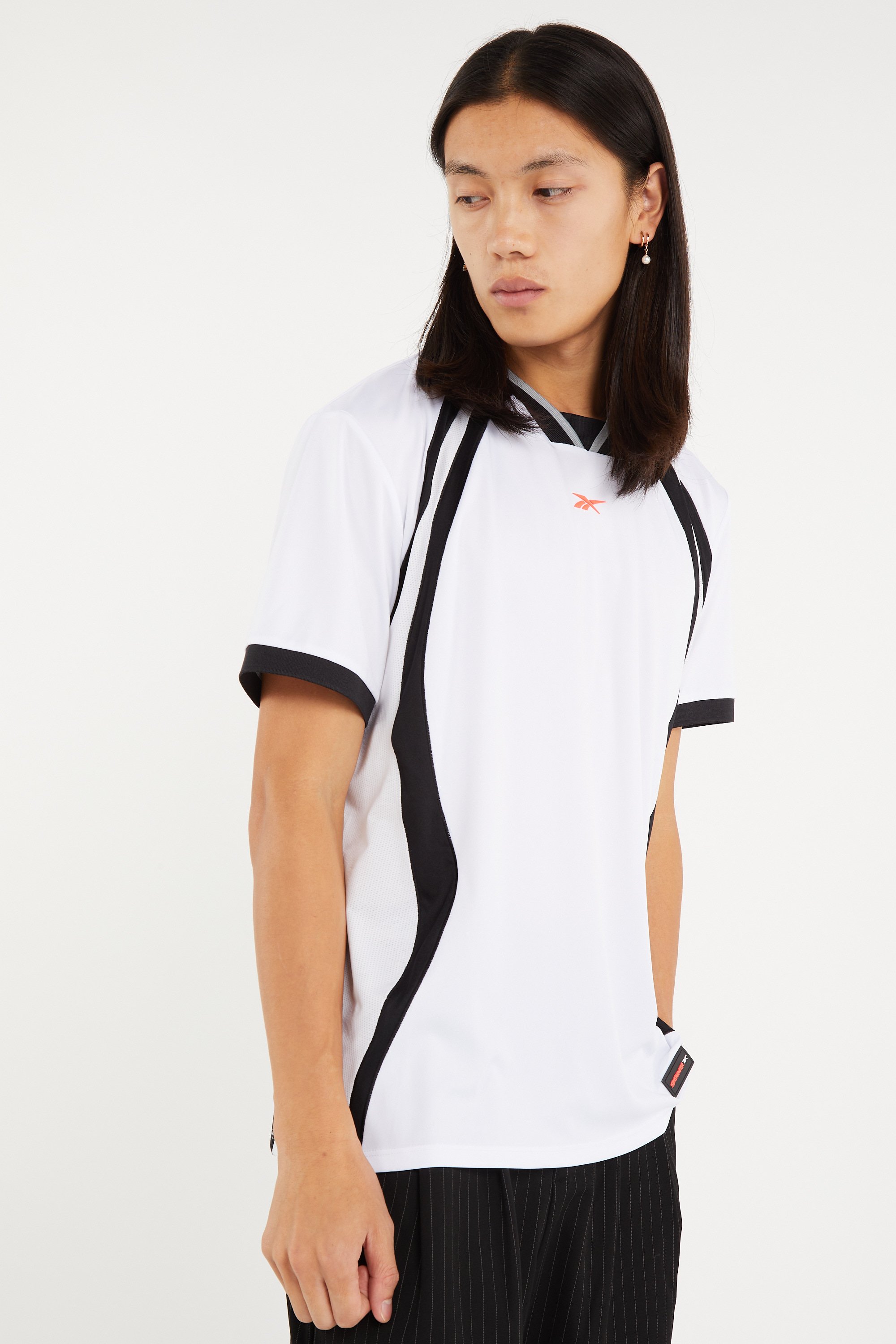 Regular-fit round-neck cotton T-shirt | White REEBOK Men