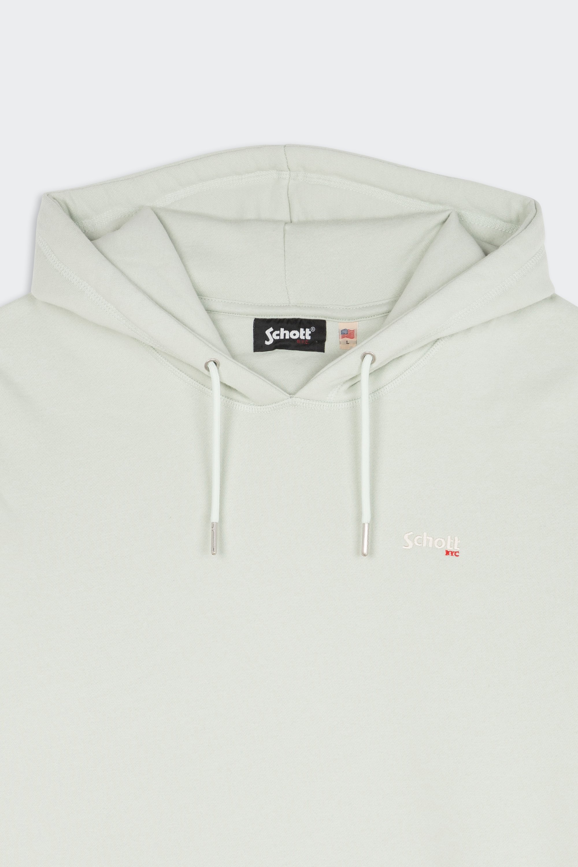 Hoodie | Green by SCHOTT Hoodie Green